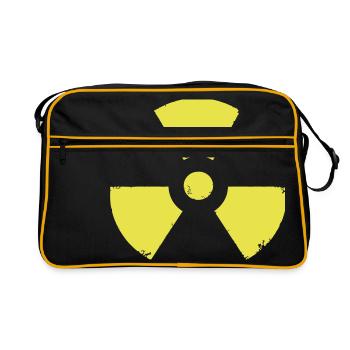 ATOMIC RADIOACTIVE - Sac Retro - noir/or - Devant