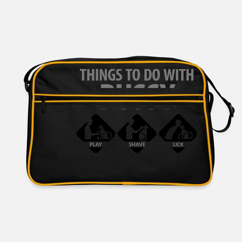 Dinge, die man mit einer Muschi machen kann. Retro Tasche