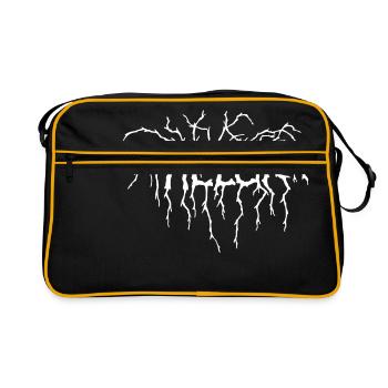 Helga en métal noir - Sac Retro - noir/or - Devant