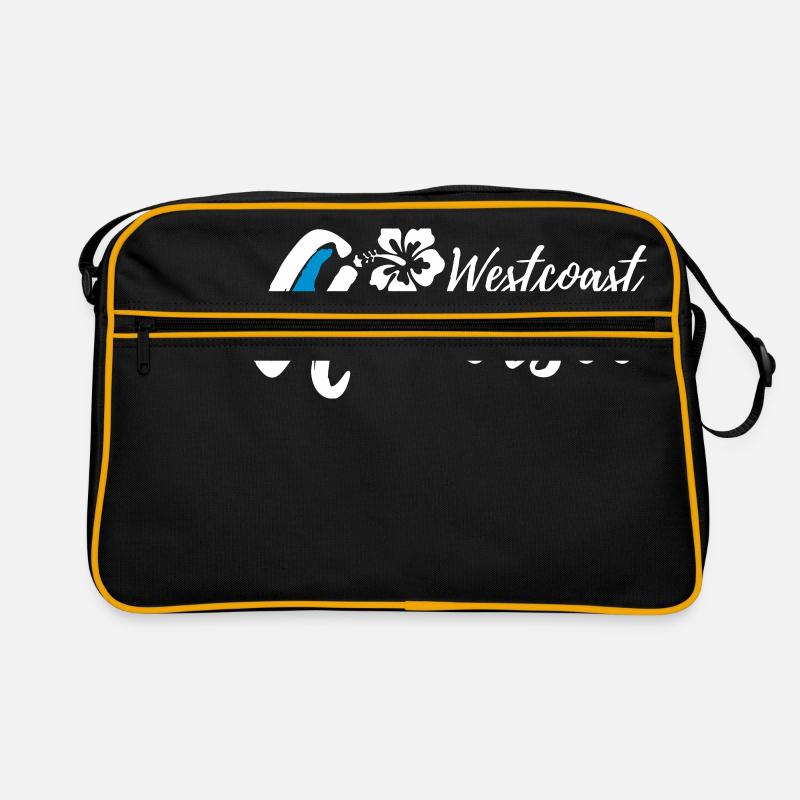 Ammersee Weastcoast Blume Retro Tasche