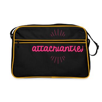 Attachiant(e) - Sac Retro - noir/or - Devant