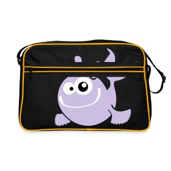 fish_girl - Retro Bag - black/gold - Front