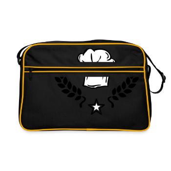 Chef's hat - Retro Bag - black/gold - Front