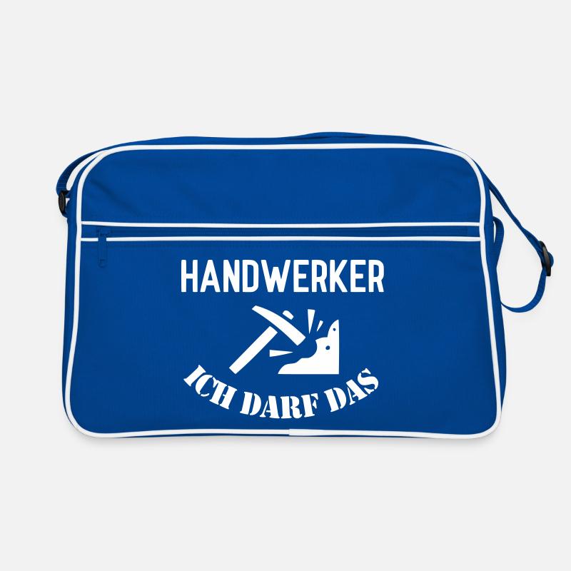 Handwerker darf das Retro Tasche