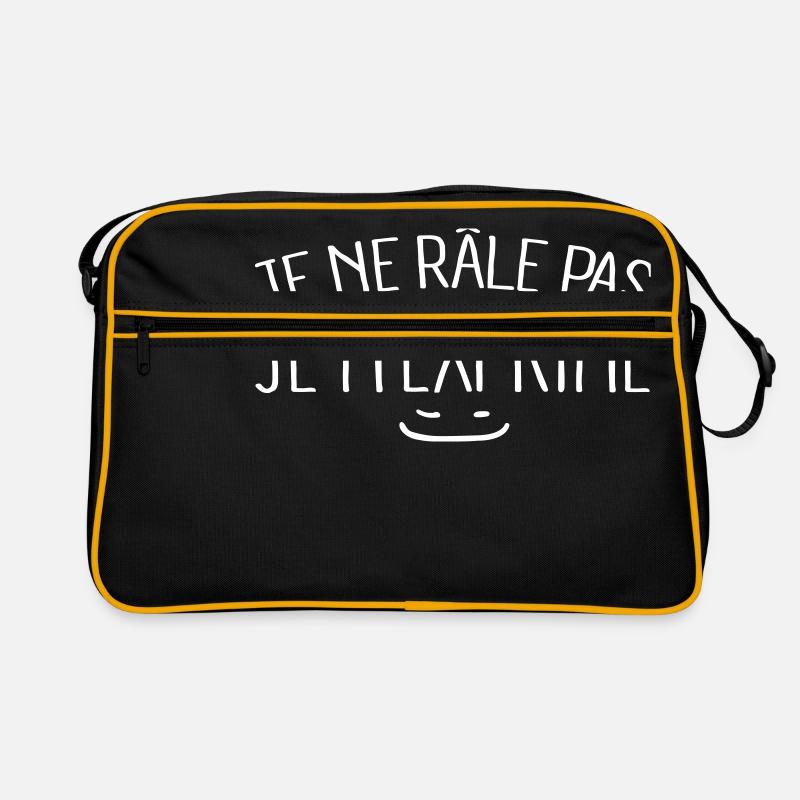 Je ne râle pas je m'exprime Sac Retro