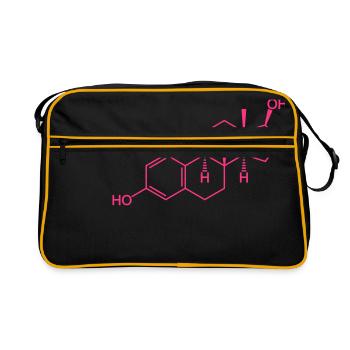 Estrogen (estradiol) - Retro Bag - black/gold - Front