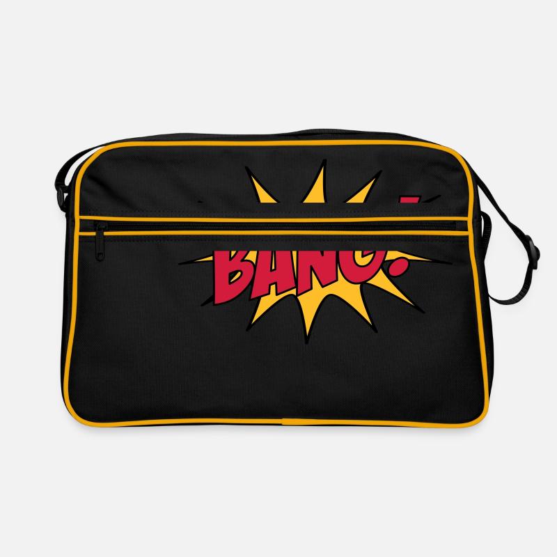 BANG! - Retro Tasche - Schwarz/Gold