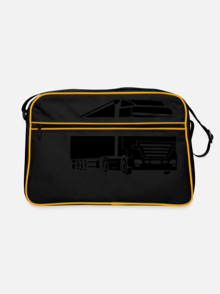 Camion Truck Right - Retro Bag - black/gold - Front