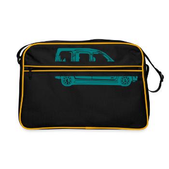 Kangoo mpv 4 portes - Sac Retro - noir/or - Devant