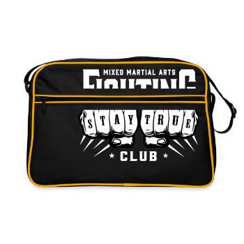 Mixed Combat - Retro Bag - black/gold - Front
