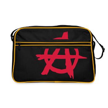 Anarchy - Retro Bag - black/gold - Front