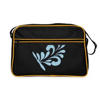 Bembel Schwung Frankfurt - Retro Tasche - Schwarz/Gold - Vorne