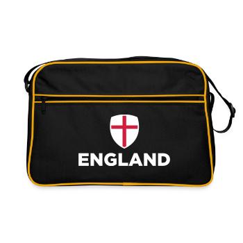 National flag of England - Retro Bag - black/gold - Front