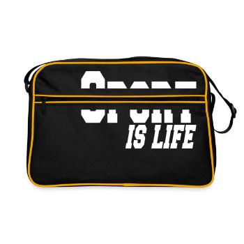 sport is life - Sac Retro - noir/or - Devant