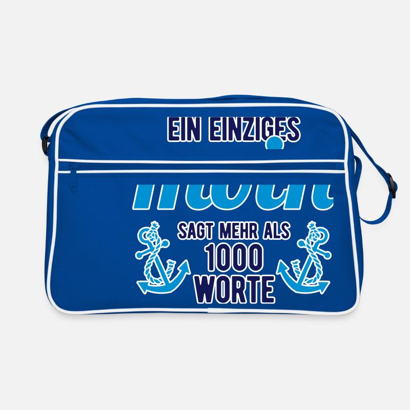 Un moin dit plus de 1000 mots Sac Retro