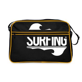 surfing - Sac Retro - noir/or - Devant