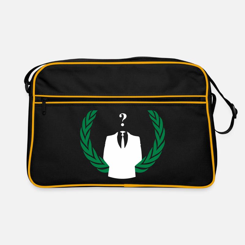 anonyme Farbe Retro Tasche