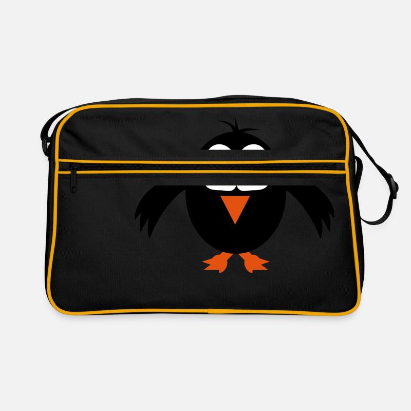 rabe vogel sweet Retro Tasche