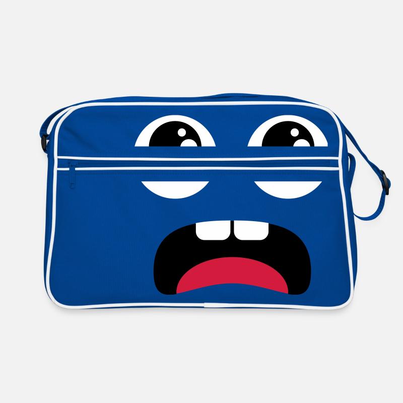 Terrified face - Comic Retro Bag