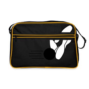 Bowling 2 - Retro Bag - black/gold - Front