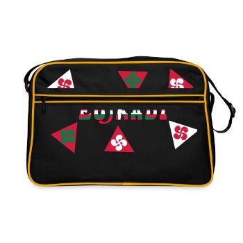 Euskadi Pays Basque - Sac Retro - noir/or - Devant