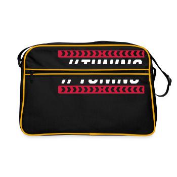 #Tuning - Retro Bag - black/gold - Front