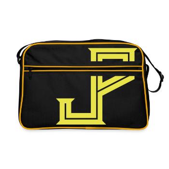 JP - Judy Punch logo - Sac Retro - noir/or - Devant