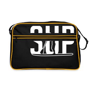 SUP Fahrer - SUP driver - Retro Bag - black/gold - Front