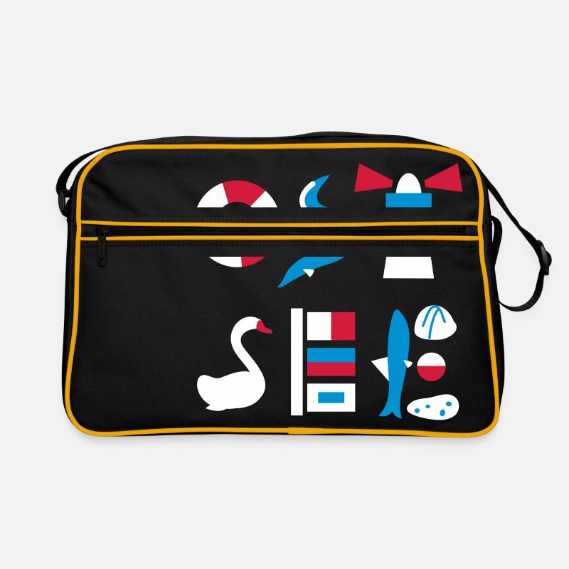 Ostsee Retro Tasche