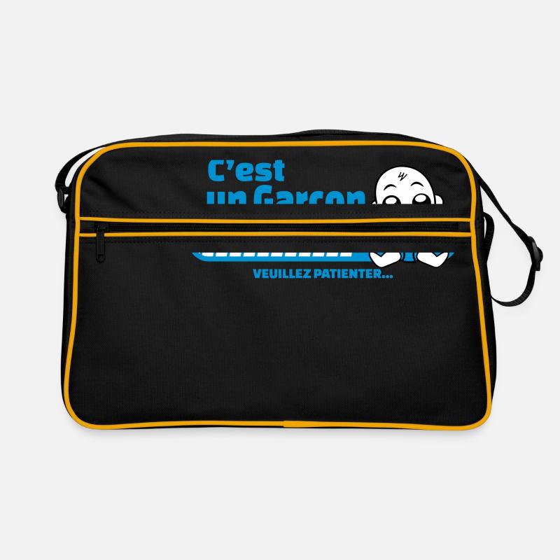 annonce grossesse - c'est un garçon Sac Retro