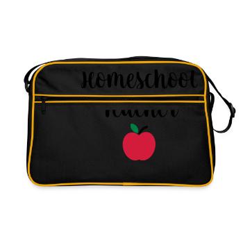 Homeschool Teacher - Retro Bag - black/gold - Front