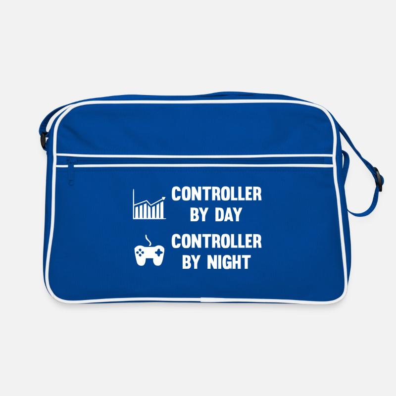Controller by day Controller by night Retro Tasche