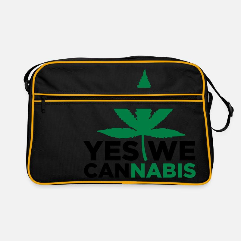 Oui, nous le cannabis! Sac Retro
