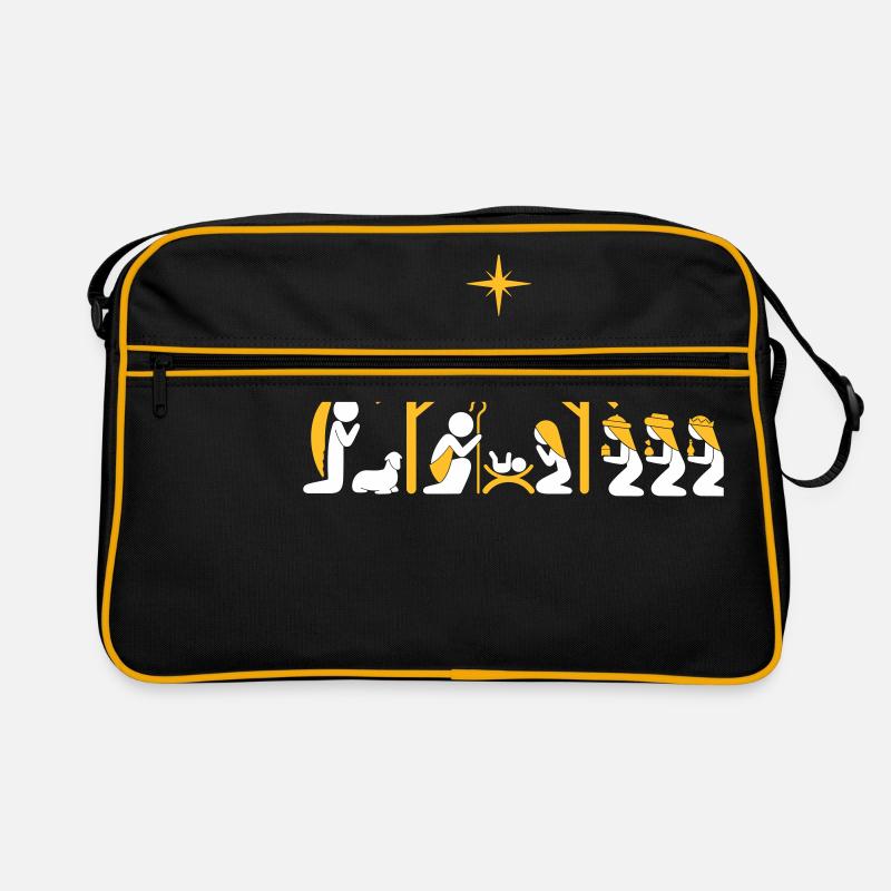 crèche - Sac Retro - noir/or