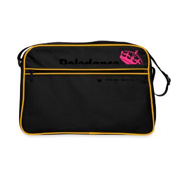 poledance pole fitness sexy cadeau de danseur de polo - Sac Retro - noir/or - Devant