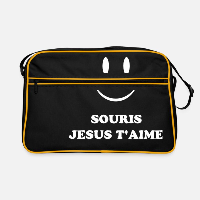 souris jesus t'aime Sac Retro