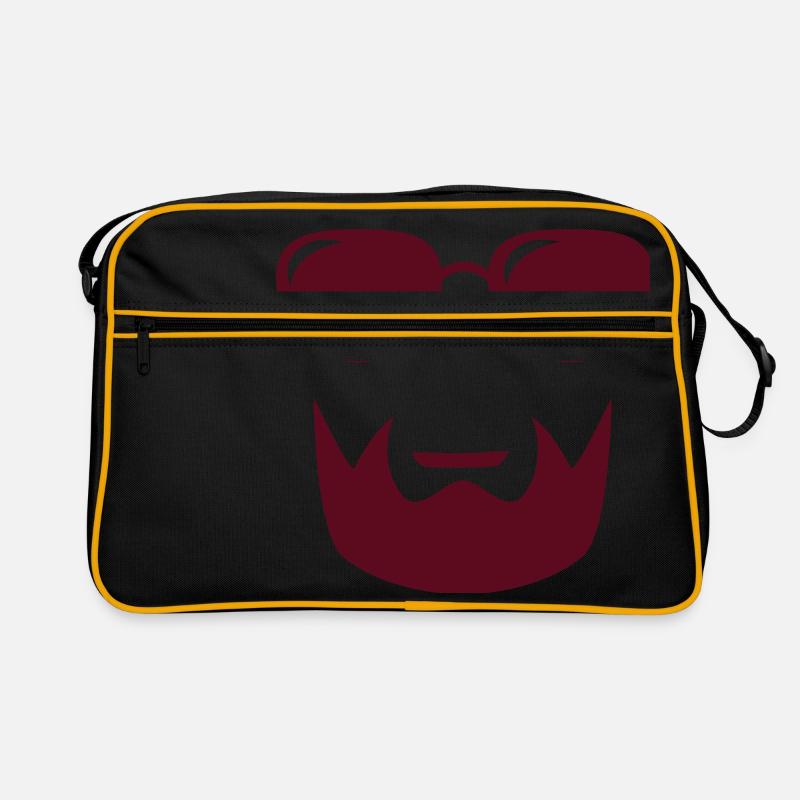 sunglasses beard Retro Tasche