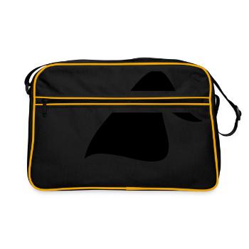 Mütze // Zipfelmütze // Zipfel // Schlafmütze - Retro Tasche - Schwarz/Gold - Vorne