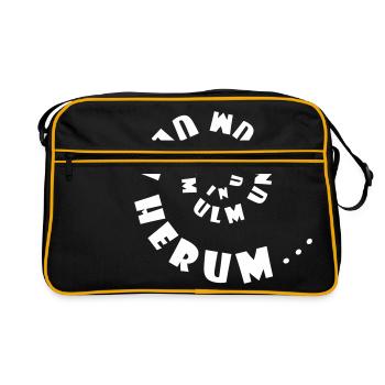 Ulmer screw - Retro Bag - black/gold - Front