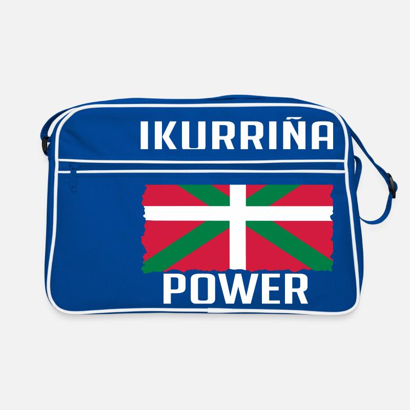 Drapeau Basque Ikurrina power Sac Retro