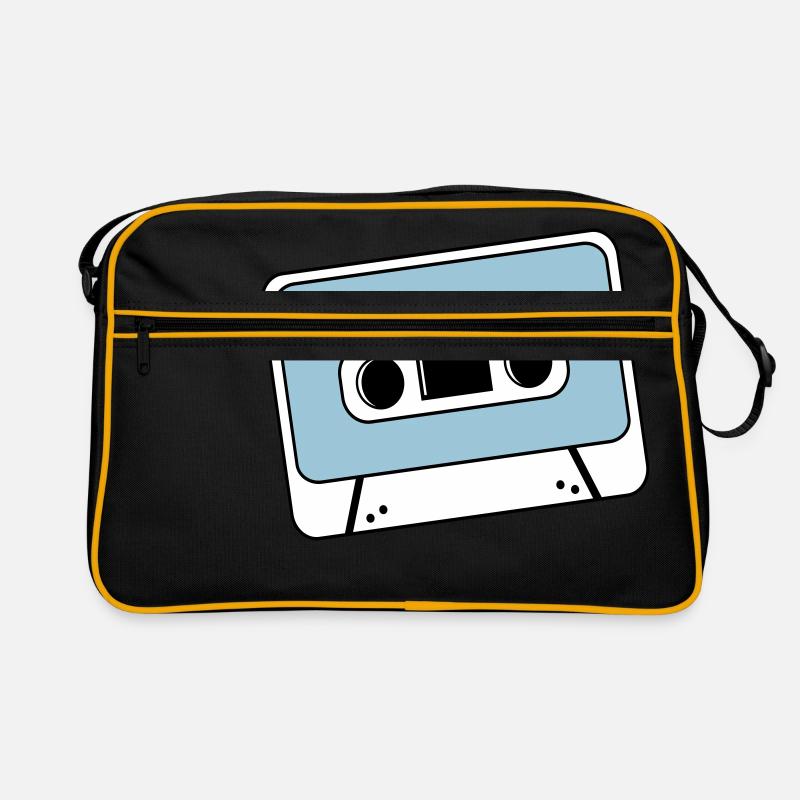 cassette - Retro Bag - black/gold