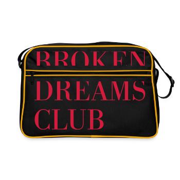 BROKEN DREAMS CLUB - Sac Retro - noir/or - Devant
