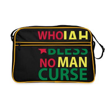 who jah bless - Sac Retro - noir/or - Devant