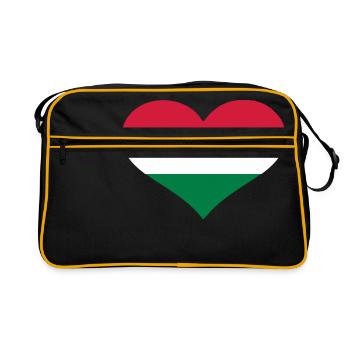 Hongrie - Sac Retro - noir/or - Devant