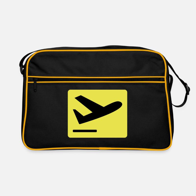 Airplane taking off Retro Bag