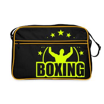 boxing - Sac Retro - noir/or - Devant