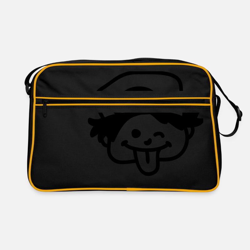 Frecher Junge - line Retro Tasche