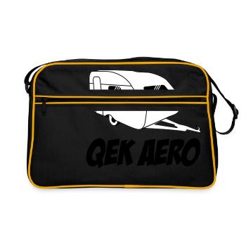 QEK Aero - Retro Bag - black/gold - Front
