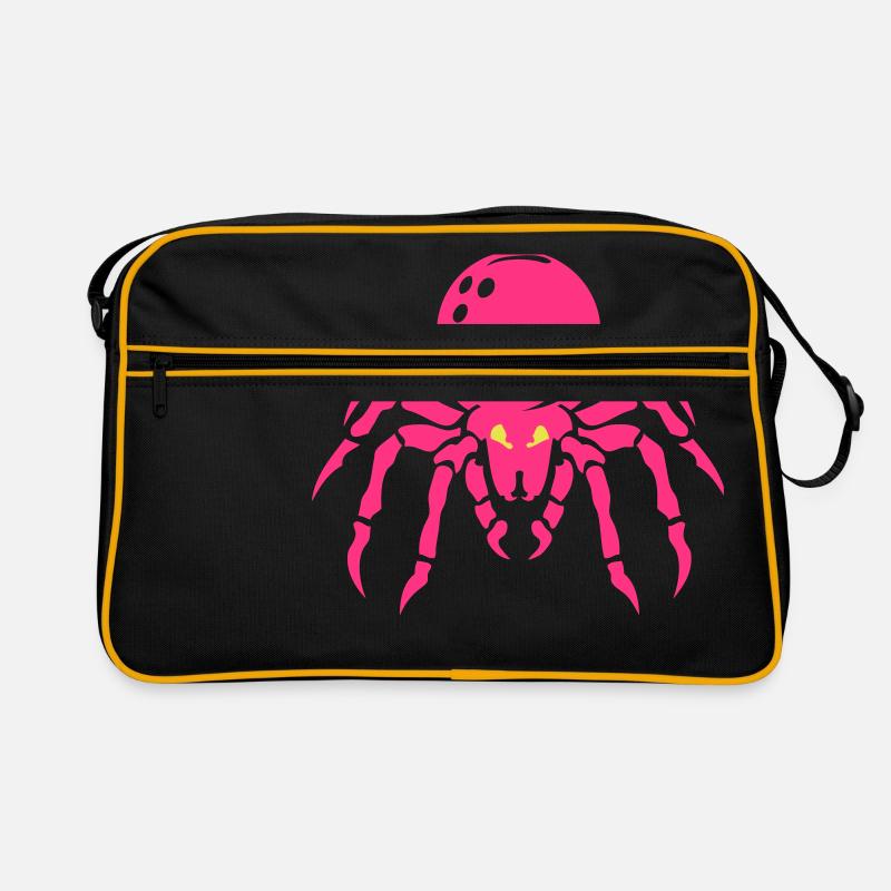 bowling araignee boule Sac Retro