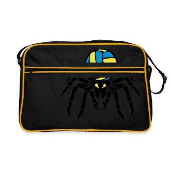 volleyball waterpolo araignee spider spi - Sac Retro - noir/or - Devant